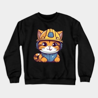 Catswithhardhats Crewneck Sweatshirt